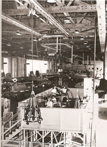 B-25 armament hangar