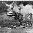 Rescuing a survivor near the U.S.S. West Virginia during the Pearl Harbor raid on December 7, 1941
